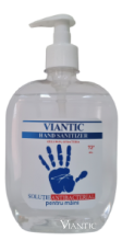 Hand sanitizing solution 500ml with dosing