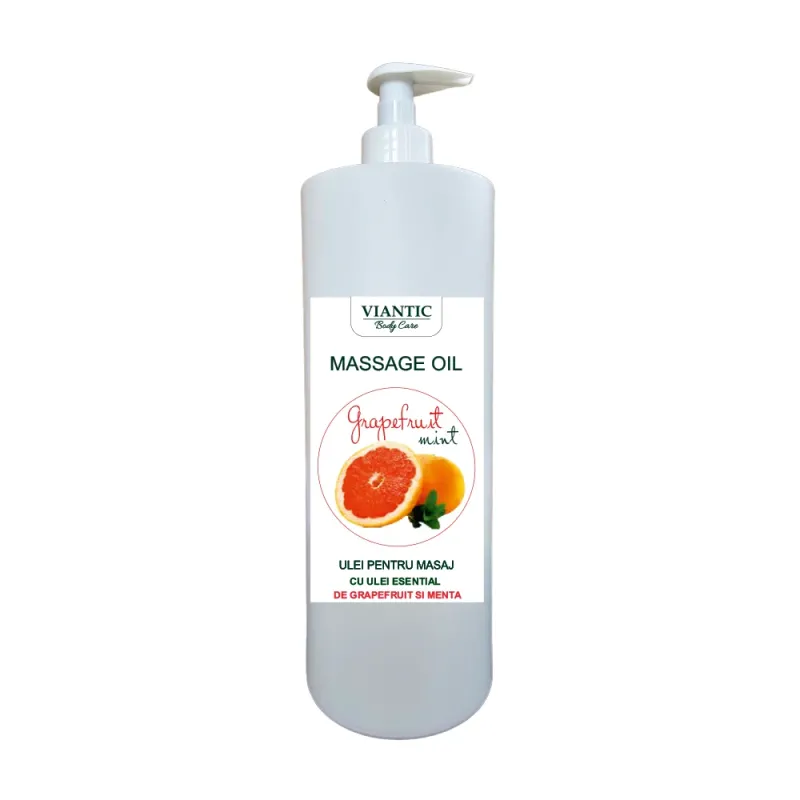 Ulei de masaj Viantic Grapefruit Mentă 1 L